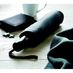 Parapluie réversible pliable pratique et élégant DUNDEE Matières : verre Couleurs : gris objet promo petit budget