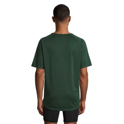 T-shirt personnalisé confortable et performant pour hommes Sporty Matières : coton Taille textile : 3XL Couleurs : vert forêt pe