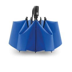 Parapluie réversible pliable pratique et élégant DUNDEE Matières : verre Couleurs : bleu royal impression logo haute qualité