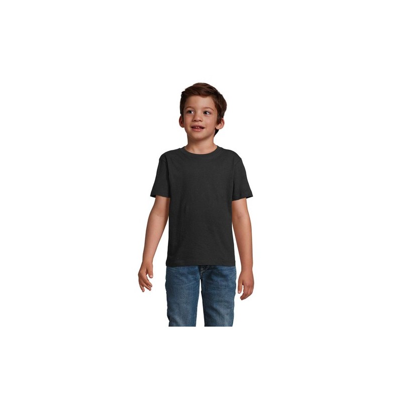 T-shirt Enfant Personnalisé 190g - IMPERIAL KIDS Matières : coton Taille textile : 3XL Couleurs : noir profond objet promotionne
