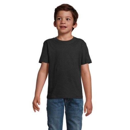 T-shirt Enfant Personnalisé 190g - IMPERIAL KIDS Matières : coton Taille textile : 3XL Couleurs : noir profond objet promotionne
