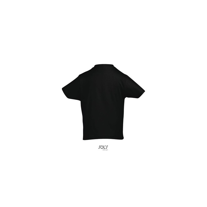 T-shirt Enfant Personnalisé 190g - IMPERIAL KIDS Matières : coton Taille textile : 3XL Couleurs : noir profond livraison express