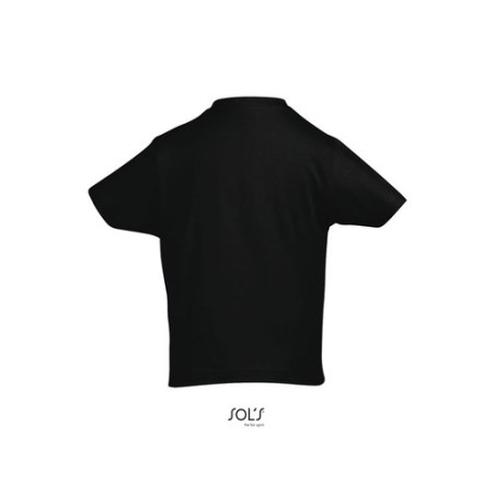 T-shirt Enfant Personnalisé 190g - IMPERIAL KIDS Matières : coton Taille textile : 3XL Couleurs : noir profond livraison express