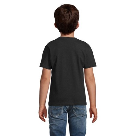 T-shirt Enfant Personnalisé 190g - IMPERIAL KIDS Matières : coton Taille textile : 3XL Couleurs : noir profond personnalisation 
