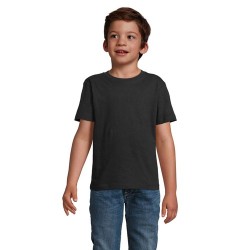 T-shirt Enfant Personnalisé 190g - IMPERIAL KIDS Matières : coton Taille textile : XXL Couleurs : noir profond goodies publicita