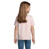 T-shirt Enfant Personnalisé 190g - IMPERIAL KIDS Matières : coton Taille textile : 3XL Couleurs : rose moyen personnalisable ave
