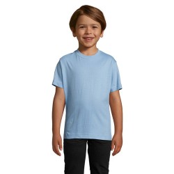 T-shirt Enfant Personnalisé 190g - IMPERIAL KIDS Matières : coton Taille textile : L Couleurs : bleu ciel cadeau collaborateur p