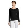 T-shirt Femme Personnalisé 150g Éco-responsable - Majestic Matières : coton Taille textile : M Couleurs : noir profond goodies p