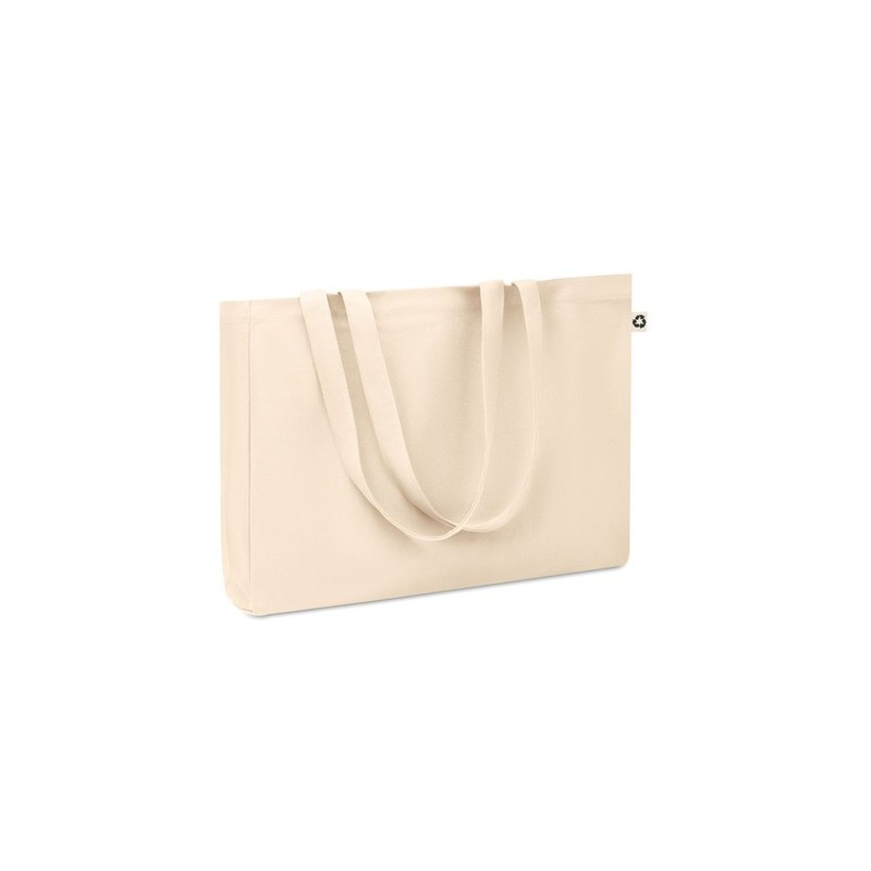 Sac Éco-responsable en Toile Recyclée 280 gr/m² Personnalisé RESPECT Matières : coton recyclé Couleurs : beige