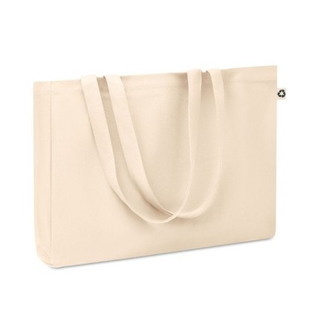 Sac Éco-responsable en Toile Recyclée 280 gr/m² Personnalisé RESPECT Matières : coton recyclé Couleurs : beige