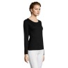 T-shirt Femme Personnalisé 150g Éco-responsable - Majestic Matières : coton Taille textile : XL Couleurs : noir profond goodies 