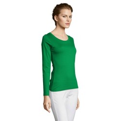 T-shirt Femme Personnalisé 150g Éco-responsable - Majestic Matières : coton Taille textile : XXL Couleurs : vert prairie objet p