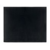Couverture  en flanelle blanche - DAVOS Matières : PET Couleurs : noir marquage laser ultra précis