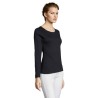T-shirt Femme Personnalisé 150g Éco-responsable - Majestic Matières : coton Taille textile : XXL Couleurs : bleu marine goodies 