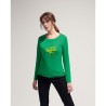 T-shirt Femme Personnalisé 150g Éco-responsable - Majestic Matières : coton Taille textile : XXL Couleurs : bleu marine cadeau a