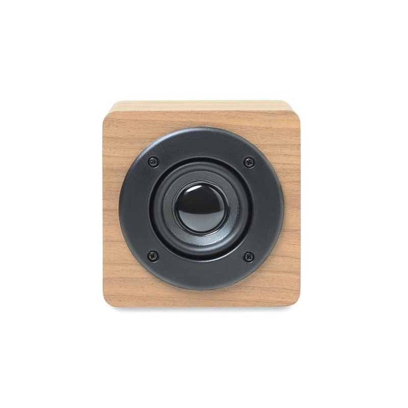 Haut-parleur sans fil  3W SONICONE Matières : MDF Couleurs : bois personnalisable avec votre logo