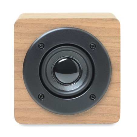 Haut-parleur sans fil  3W SONICONE Matières : MDF Couleurs : bois personnalisable avec votre logo