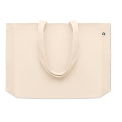 Sac Éco-responsable en Toile Recyclée 280 gr/m² Personnalisé RESPECT Matières : coton recyclé Couleurs : beige 2