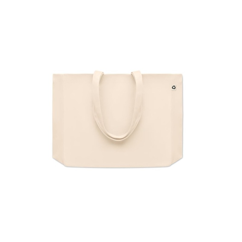 Sac Éco-responsable en Toile Recyclée 280 gr/m² Personnalisé RESPECT Matières : coton recyclé Couleurs : beige personnalisable a