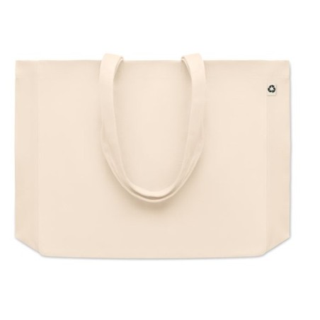 Sac Éco-responsable en Toile Recyclée 280 gr/m² Personnalisé RESPECT Matières : coton recyclé Couleurs : beige personnalisable a