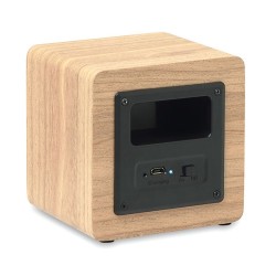 Haut-parleur sans fil  3W SONICONE Matières : MDF Couleurs : bois cadeau entreprise pas cher
