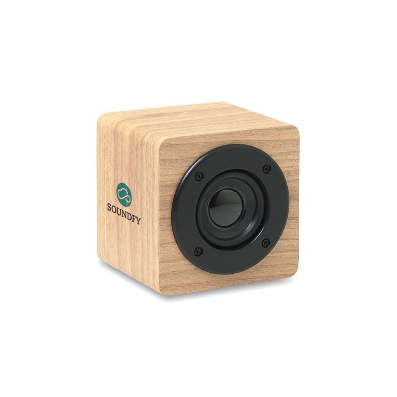 Haut-parleur sans fil  3W SONICONE Matières : MDF Couleurs : bois impression haute définition