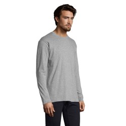 T-shirt Personnalisé 150g en Coton Premium - MONARCH MEN Matières : coton Taille textile : 5XL Couleurs : gris chiné marquage co