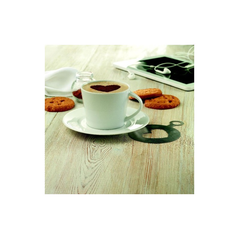 Tasse et soucoupe Cappuccino personnalisée élégante à Paris Matières : porcelaine Couleurs : blanc goodies publicitaire événemen