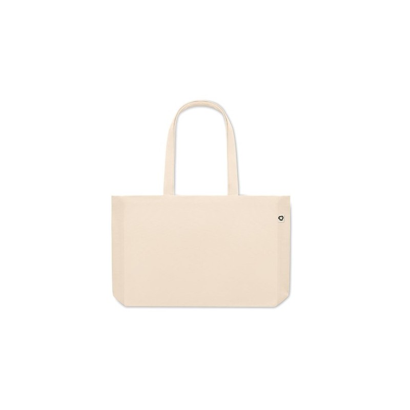 Sac Éco-responsable en Toile Recyclée 280 gr/m² Personnalisé RESPECT Matières : coton recyclé Couleurs : beige cadeau entreprise