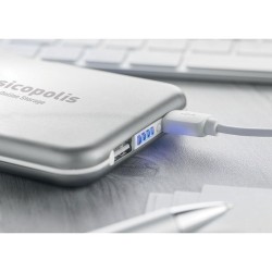 Powerbank solaire  4000mAh - SOLARFLAT objet promotionnel éco-responsable