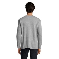 T-shirt Personnalisé 150g en Coton Premium - MONARCH MEN Matières : coton Taille textile : S Couleurs : gris chiné personnalisab