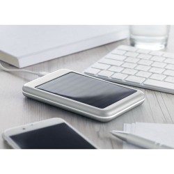 Powerbank solaire  4000mAh - SOLARFLAT cadeau collaborateur premium