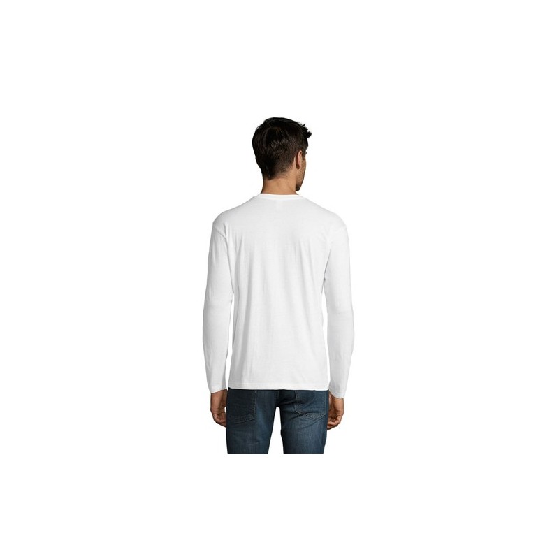 T-shirt Personnalisé 150g en Coton Premium - MONARCH MEN Matières : coton Taille textile : S Couleurs : blanc impression logo ha