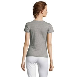 Tee-shirt Femme Confortable Personnalisable 150 MISS Matières : coton Taille textile : L Couleurs : gris chiné objet promo petit
