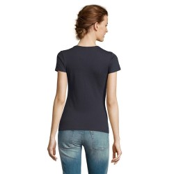 Tee-shirt Femme Confortable Personnalisable 150 MISS Matières : coton Taille textile : L Couleurs : bleu marine goodies entrepri