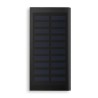 Powerbank solaire personnalisé 8000mAh - SOLAR POWERFLAT Matières : aluminium Couleurs : noir