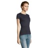 Tee-shirt Femme Confortable Personnalisable 150 MISS Matières : coton Taille textile : S Couleurs : bleu marine personnalisation