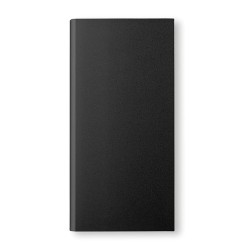 Powerbank solaire personnalisé 8000mAh - SOLAR POWERFLAT Matières : aluminium Couleurs : noir 2