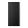 Powerbank solaire personnalisé 8000mAh - SOLAR POWERFLAT Matières : aluminium Couleurs : noir cadeau entreprise pas cher