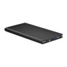 Powerbank solaire personnalisé 8000mAh - SOLAR POWERFLAT Matières : aluminium Couleurs : noir impression haute définition