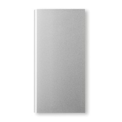 Powerbank solaire personnalisé 8000mAh - SOLAR POWERFLAT Matières : aluminium Couleurs : argenté mat goodies publicitaire événem