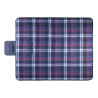 Couverture écossaise personnalisée confort et style CENTRAL PARK Matières : PET Couleurs : bleu cadeau entreprise pas cher