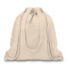 Sac Shopping Éco-responsable à Cordelette Personnalisable MOIRA Matières : coton Couleurs : beige