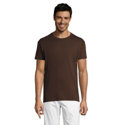 T-shirt Personnalisé 150g REGENT Matières : coton Taille textile : XXL Couleurs : chocolat objet promotionnel éco-responsable
