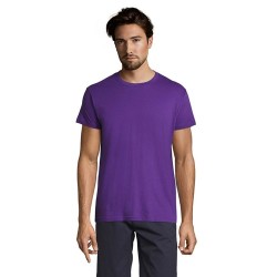 T-shirt Personnalisé 150g REGENT Matières : coton Taille textile : XS Couleurs : violet foncé impression logo haute qualité