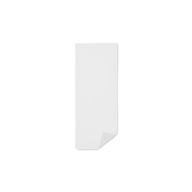 Serviette absorbante de sport personnalisée TUKO Matières : PET Couleurs : blanc