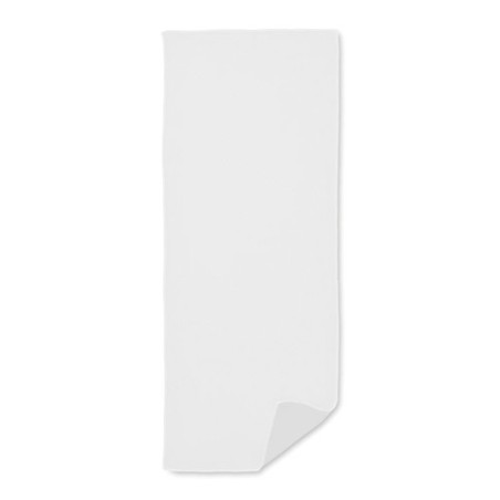 Serviette absorbante de sport personnalisée TUKO Matières : PET Couleurs : blanc