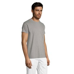 T-shirt Personnalisé 150g REGENT Matières : coton Taille textile : S Couleurs : gris chiné personnalisation rapide en France