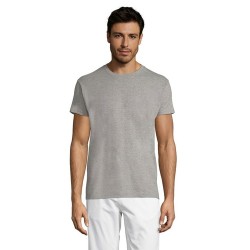 T-shirt Personnalisé 150g REGENT Matières : coton Taille textile : XXL Couleurs : gris chiné cadeau collaborateur premium