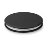 Miroir rond  en PU GLOW ROUND Matières : verre Couleurs : noir cadeau entreprise pas cher